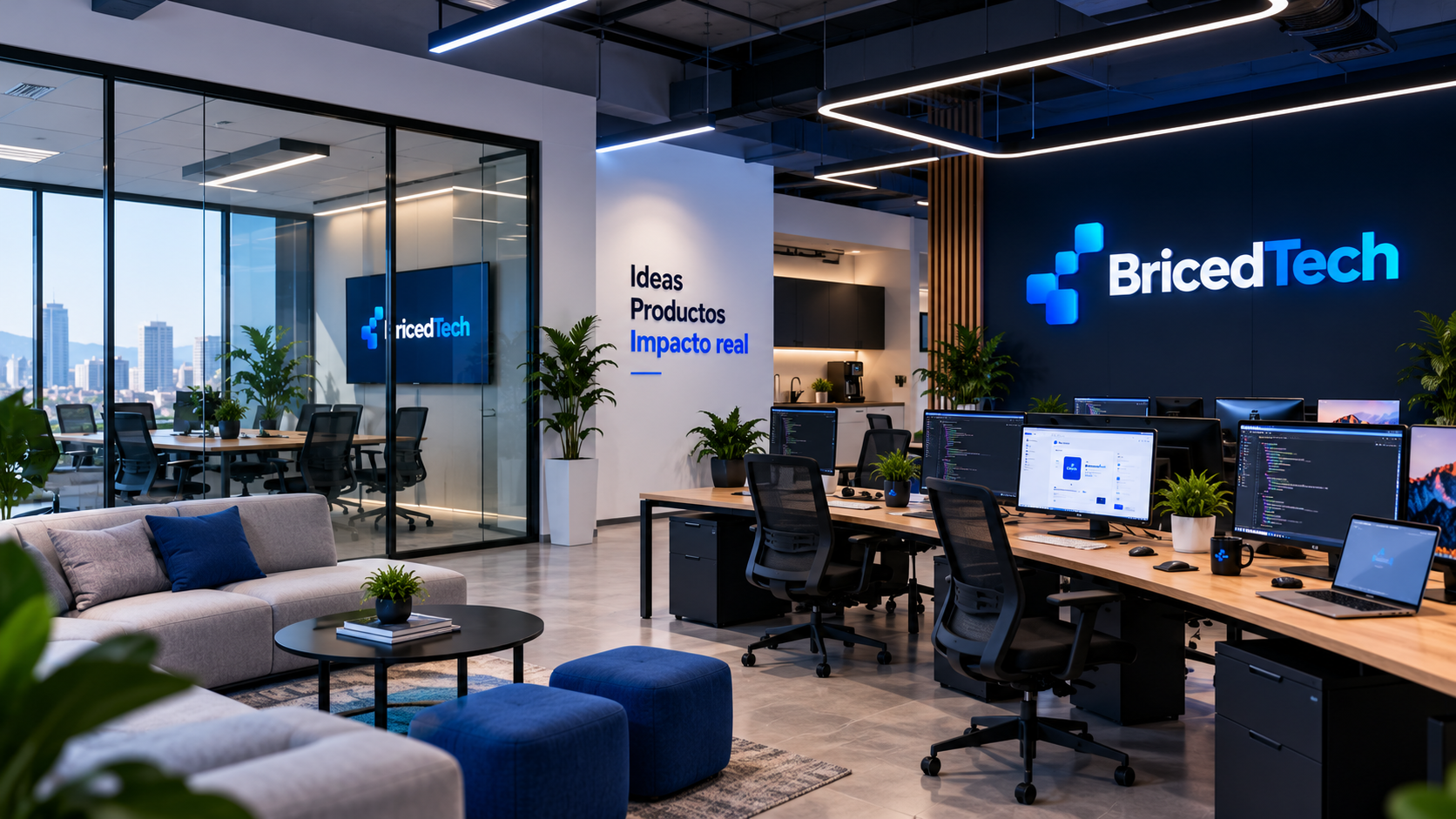 Espacio de trabajo de Briced Tech